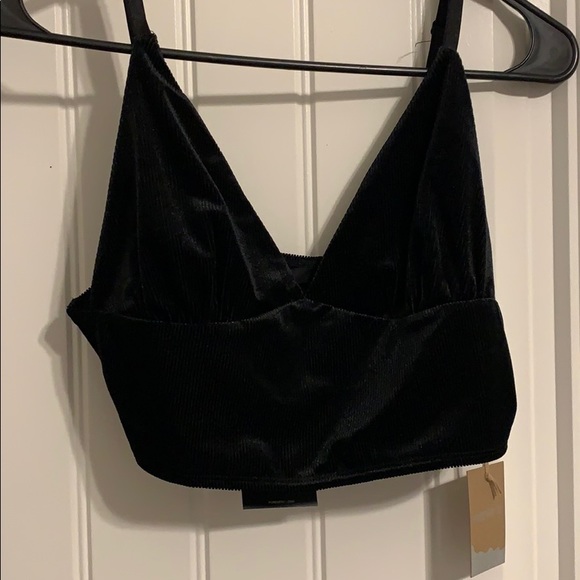 Black bralette/crop top - Picture 1 of 4